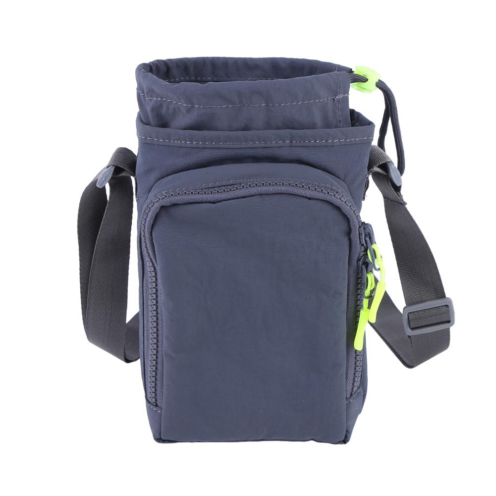 Water Bottle Holder with Strap Adjustable Strap Crossbody Water Bottle Bag Drawstring Water Bottle Carrier for Hiking Camping