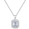 Square Heavy Industry Model Temperament Micro Diamond Necklace Women'S Exquisite Wind Collarbone Chain With Jewelry