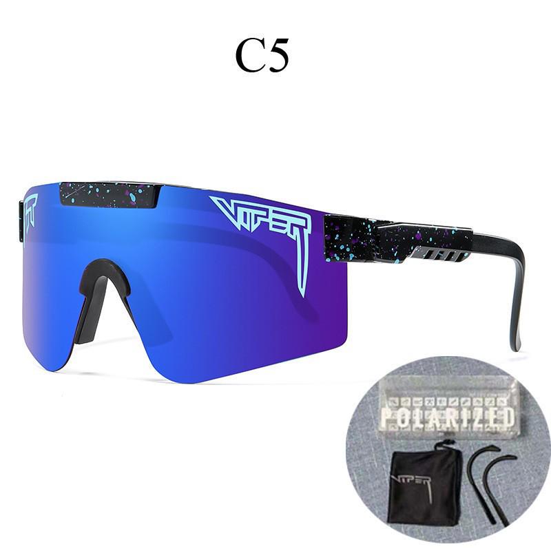 

Cross-Border Large Frame Polarized Cycling Sunglasses with Colorful Lenses for Sports Polarized Lens Set