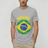 Casual Brazil 2026 Soccer TShirts for Unisex Round Collar 100 Cotton T Shirts Short Sleeve Tees Adult Tops