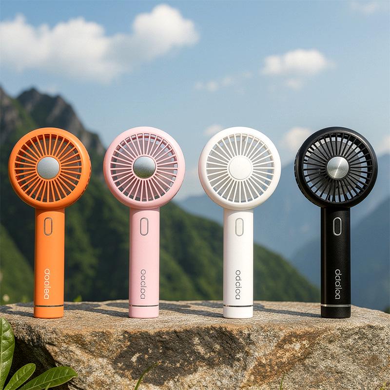 

Customizable Portable USB Rechargeable Handheld Fan - High Wind Power, Solid Color Design, Ideal for Summer and Office Use Wholesale/Custom/Cross-border