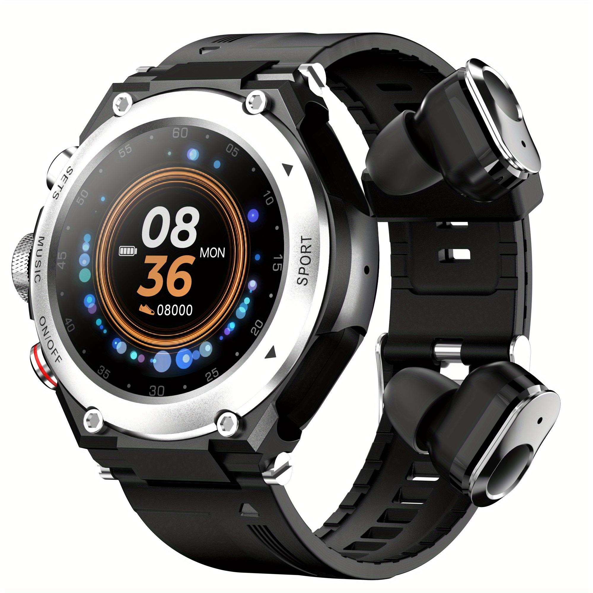 

Rainbuvvy T92 Earbud Smartwatch 1.28inch IPS Full Touch 128MB RAM 470mAh BT5.0 TWS IP67 Водонепроницаемый Запись Локальная Музыка Беспроводной Смарт Браслет серебряный