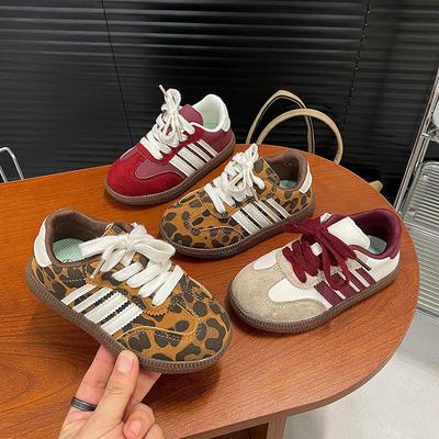 Kinder Unisex Retro Plüsch Sneaker: Trainingsschuhe im deutschen Stil für Frühling/Herbst 2026