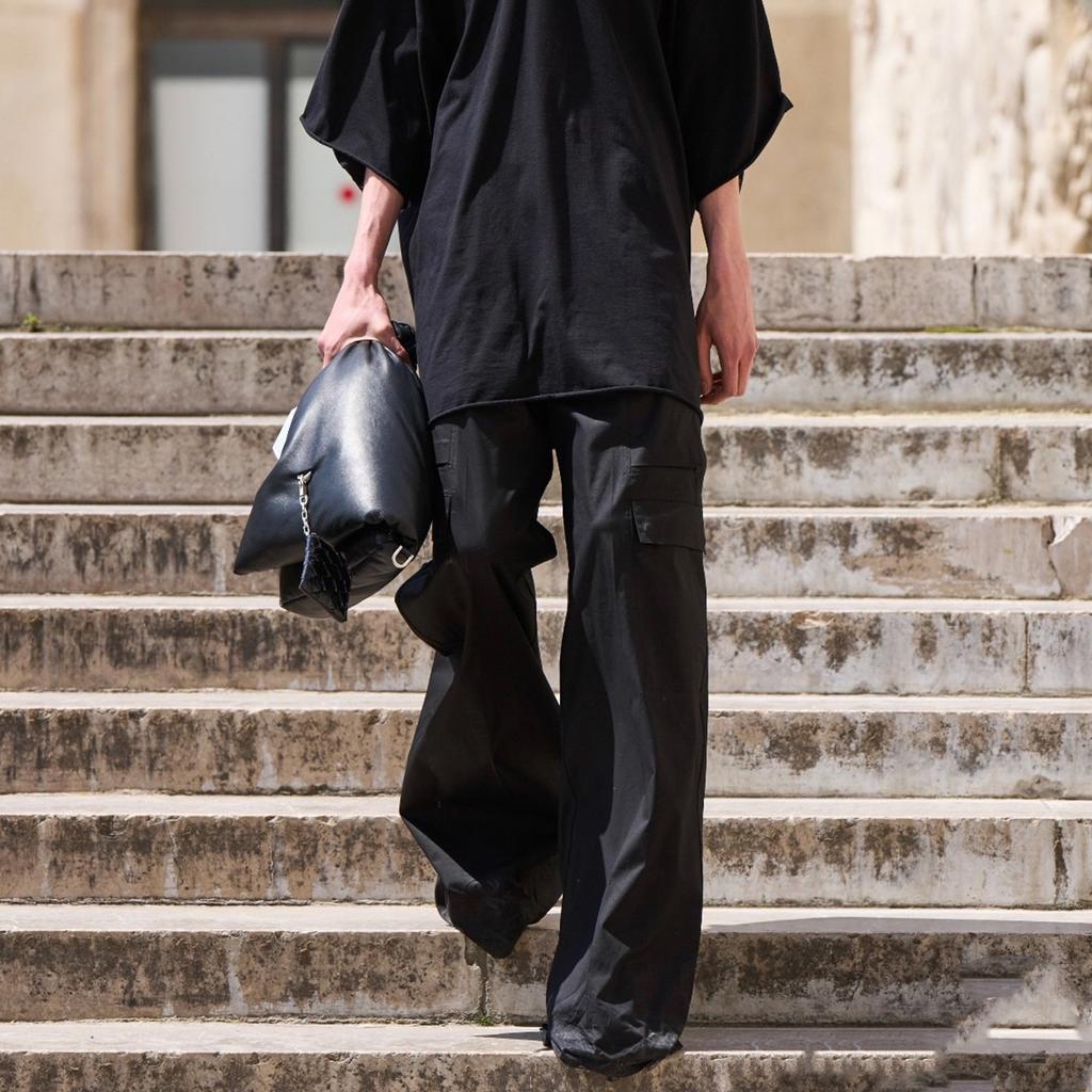 Men's Urban Korean Style GethBela Wide-leg Overalls Functional Men's Casual Trousers