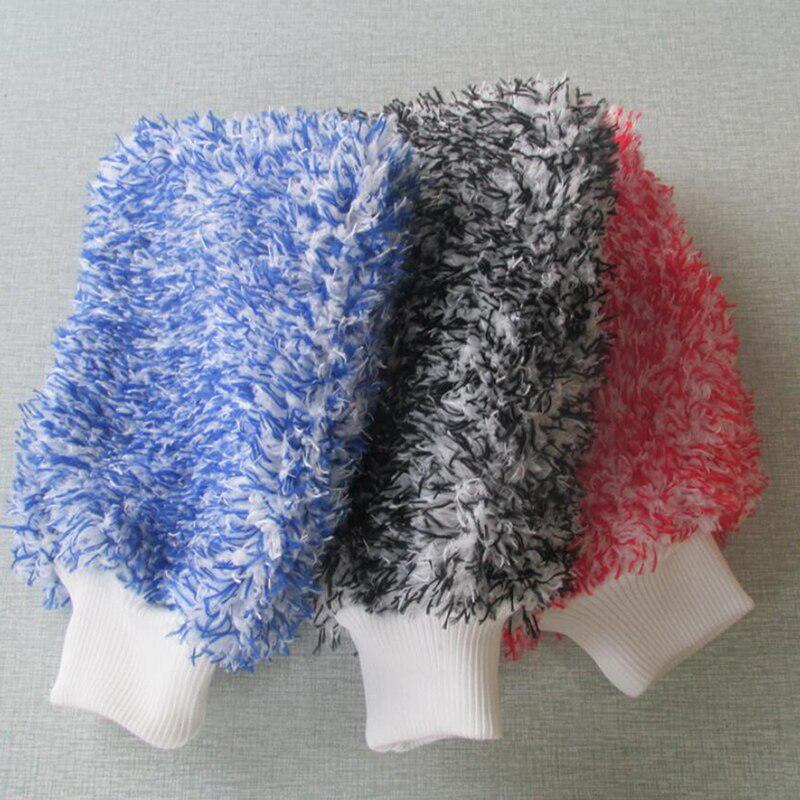 Soft Glove High Density Car Cleaning Ultra Auto Detail Microfiber Madness Washing Mitt Cloth Towel