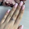 Silver Ring with Natural Diamonds 0.027ct (2043652) 1.95 Gr. 925 Samples