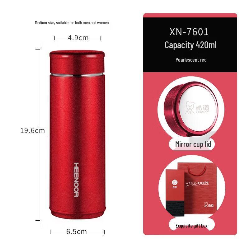 Heenoor 304 Stainless Steel Vacuum Flask with Tea Infuser