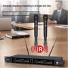 Hustle DC-9-4 Wireless 1-to-4 Lapel Bodypack Microphone System (CN Version)