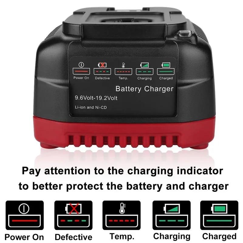 For Carftsman Replacement Charger 2A Fast Charger For Carftsman 19.2V Power Tool Li-Ion/Ni-CD Battery Security Protection