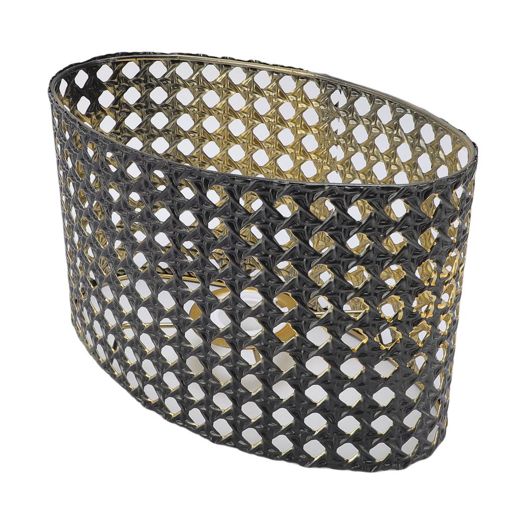 Lamp Shade Oval Shaped Metal Decorative Hollow Out Lampshade for E27 E14 Table Lamp Floor Lamp