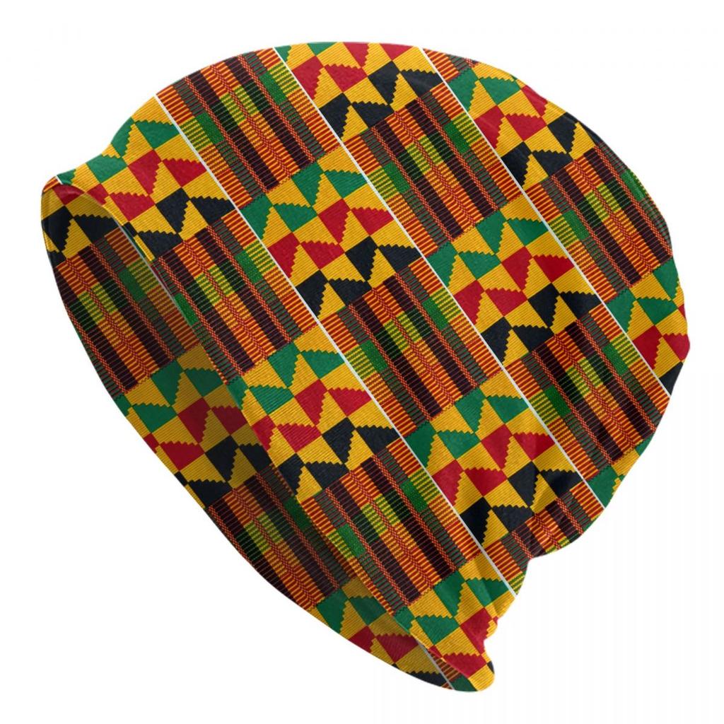 Custom African Ethnic Tribal Ankara Pattern Bonnet Hat Knit Hat Unisex WoUnisex Fashion Unisex Adult Winter Warm Skullies Beanies Caps