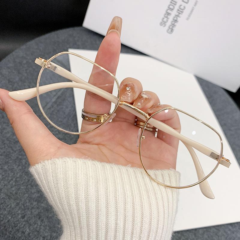 

Прозрачные круглые компьютерные очки оправа для женщин и мужчин анти-синий свет круглые очки блокирующие оптические очки MULTI золотой