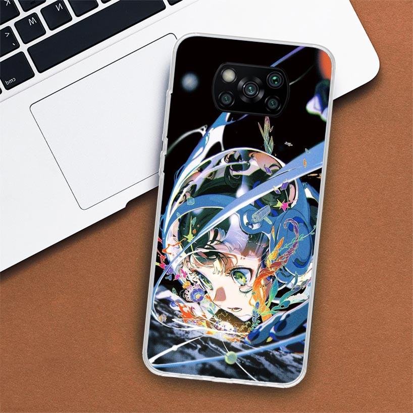 

Cute Anime Aesthetic INS Girl Phone Case For Xiaomi Poco X3 Nfc X4 X5 X6 X7 F7 Ultra F6 F5 F4 Gt F3 M6 M5S M5 M4 M3 Fundas Soft Xiaomi Poco X4 GT
