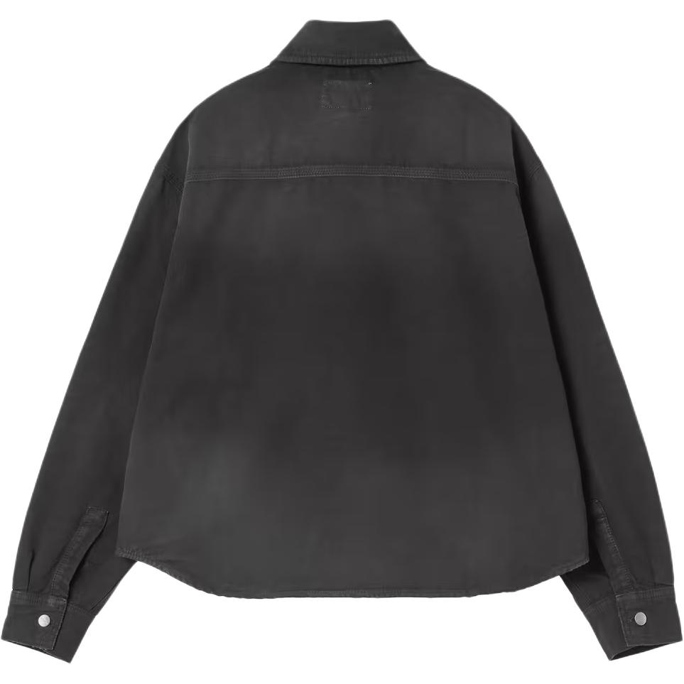 Carhartt WIP FW26 Georgia Shirt Jac With Chest Pocket Woven Label Casual Long Sleeve Shirt Jacket Women Jackets I036876-89-17