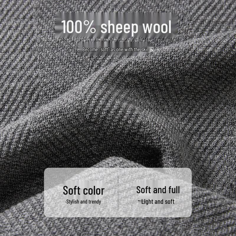 Tuhuang Women's Pure Wool Off-Shoulder Sweater