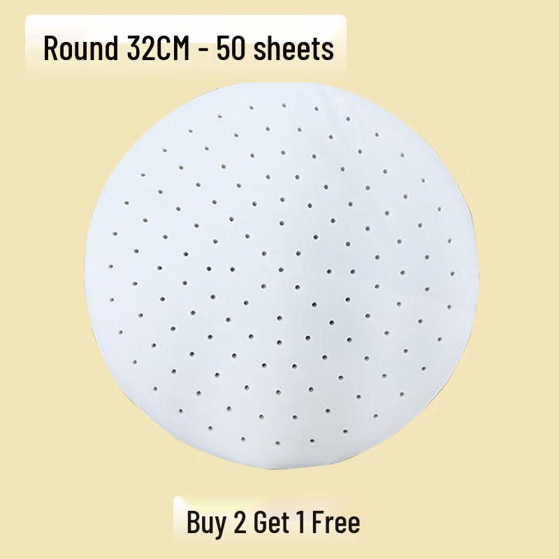 ZISIZ Extra Large Round Paper Steamer Basket