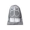Drawstring Shoes Pouch Non-woven Shoes Storage Organizer Bags New Transparent Hanging Bag  Travel
