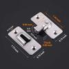 Heavy 304 Stainless Steel Door Lock Buckle, Irregular Door Bolt, Right Angle Buckle