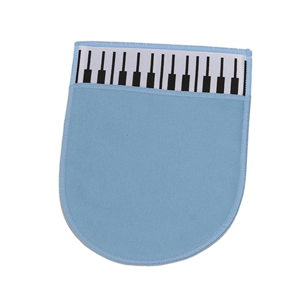Instrument Polishing Cloth Microfiber Clean Dusting Mitt Keyboard Cleaning Glove for Musical