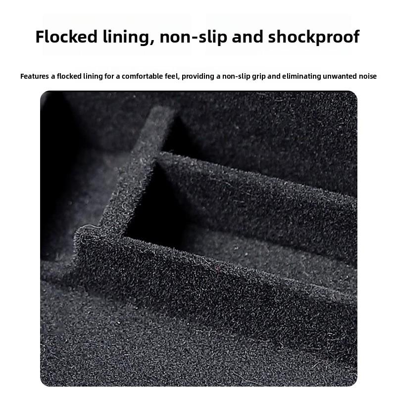 for Tesla Model Y L 2026 Accessories Flocking Center Console Organizer Storage Box YL Juniper Car Cup Mat Armrest Box Organizers