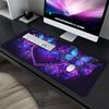 Lila Liebe Schmetterling Mauspads Trendige Schreibtischunterlage für Gaming Büro Tastatur Computerzubehör