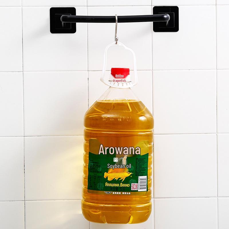 Punch-Free Multi-Use Storage Rack for Bathroom & Kitchen: Towel Holder, Pot Lid Organizer, Dishcloth Storage, Shoe Rack, and Hanging Rack.