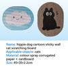 Neues Katzenspielzeug Blaue Wolken Cartoon Klebrige Wand Kratzbrett Kann Spielen Schlafen Verschleißfest Schutz Möbel Haustierbedarf