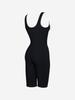 Toneidoseupocheu Line Black Purple 5-Part Half-Body Swimsuit