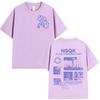 Rapper Nsqk Do You Think About Me 2025 Album Print T Shirts Unisexs Hip Hop Vintage Cotton Short Sleeve Tshirt Unisex Streetwear