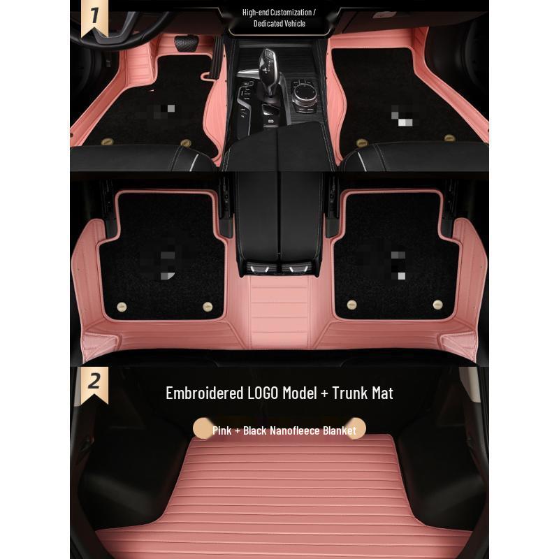 Compatible Floor Mats: Fully Enclosed Carpet Style for Hongqi HS5, H5, H9, HS7, H7, EQM5, EHS3, EHS9