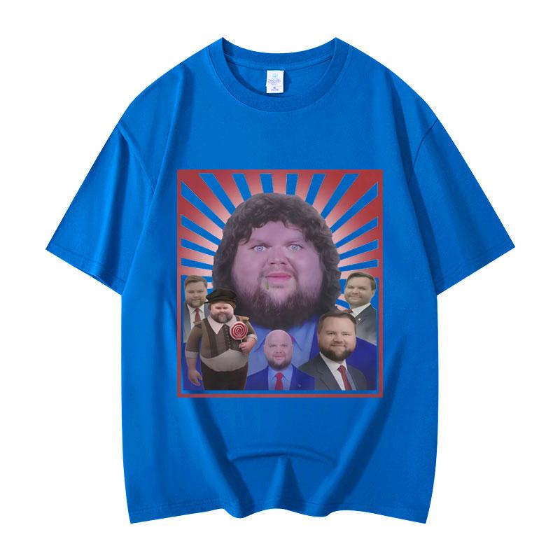 JD Vance Funny Meme Graphic T Shirts Men Women Clothing Fashion Y2k Oversized T-shirt Summer Casual Loose Short Sleeve T-shirts