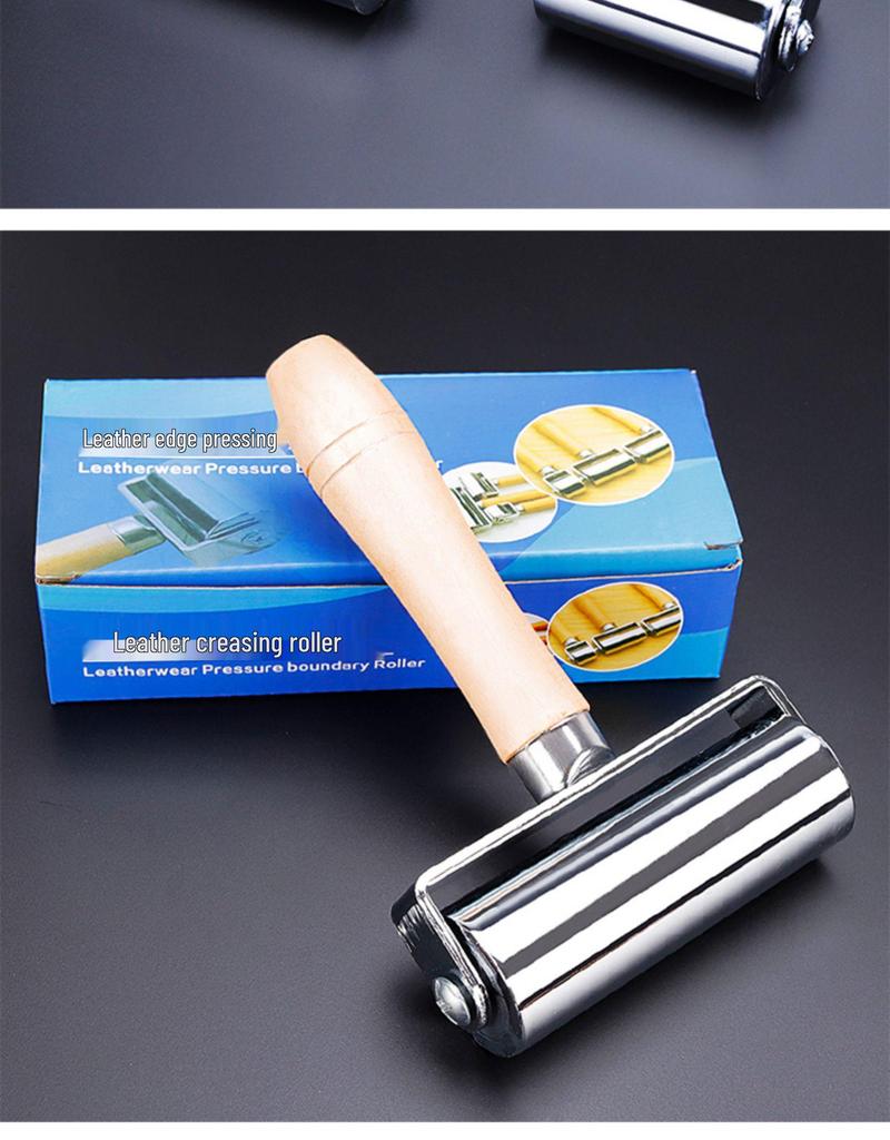DIY Leather Edge Roller Pressing Tool for Adhesive Glue