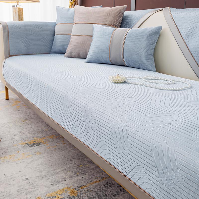 Cool Ice Silk Sofa Cushion Summer Summer Mat Cool Pad Sofa Cover Summer Anti-Slip Cover Cloth Cushion