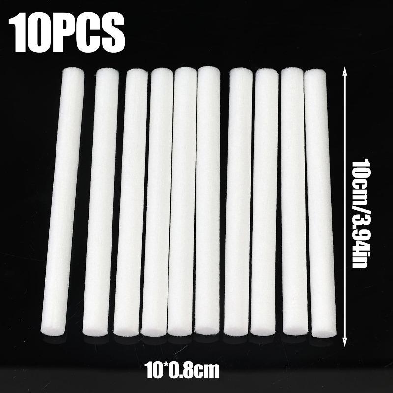 200/10Pcs Cotton Sponge Stick for Humidifier Filter Replacement Travel Mini Humidifier Filters Sticks Aroma Diffuser Keeps Clean
