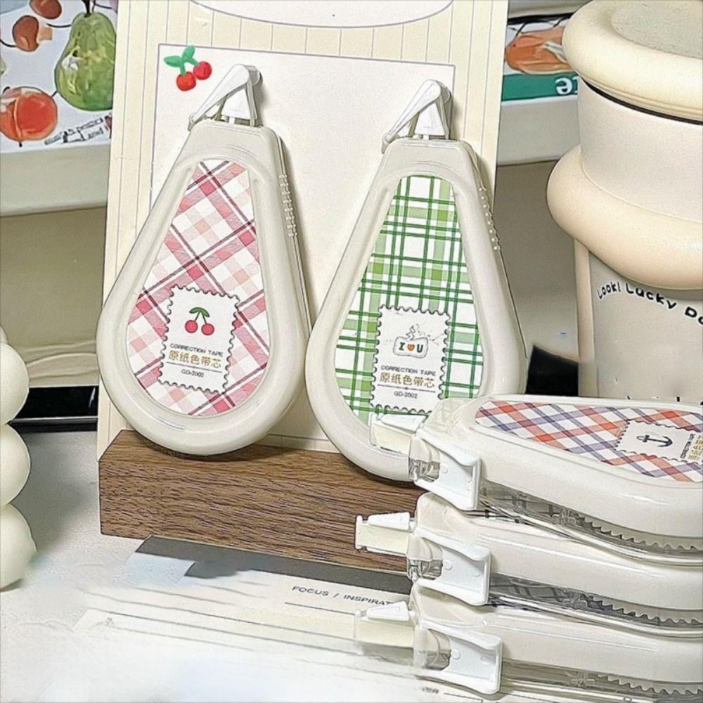 5pcs/Set Flip Design Coating Tape Smooth Student Alteration Tape Correction Band  School Supplies