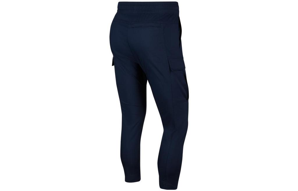 Nike Casual Pants Men's Blue Moderate Straight Fit Pants CV9301-451
