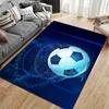 Digital Soccer Ball Design Suitable As a Non-slip Mat for the Living Room or Bedroom Sofa
