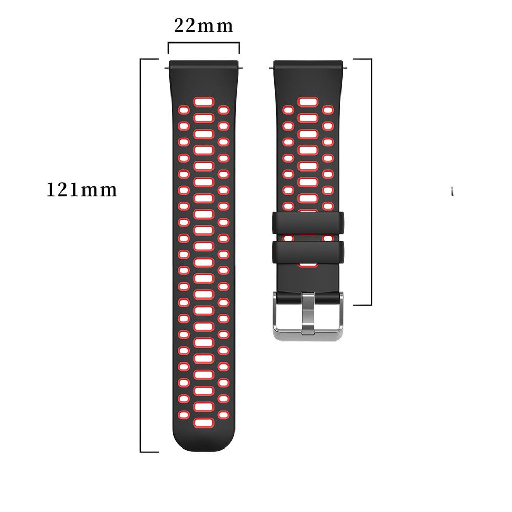 Cinturino per Orologio in Silicone Bicolore da 22MM per Huawei GT Runner 2 Gt6/Gt5 46mm Cinturino per Orologio Sportivo da Esterno per Huawei GT Runner 2