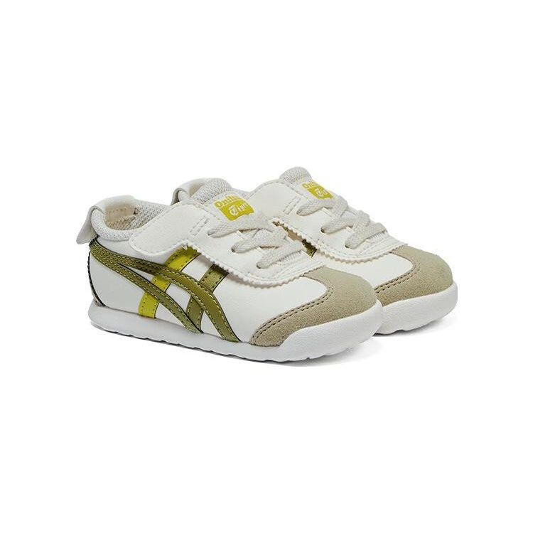 ONITSUKA TIGER Mexico 66 Comfortable Versatile Shock Absorbing Low Top Walking Shoes Baby Sneaker Beige Brown 1184A074-117