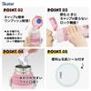Skater Children's Stainless Steel Water Bottle 2way Direct Drinking 470ml Wandafuru PreCure Cup Drinking 430ml Child-Friendly Lightweight Type Girls T