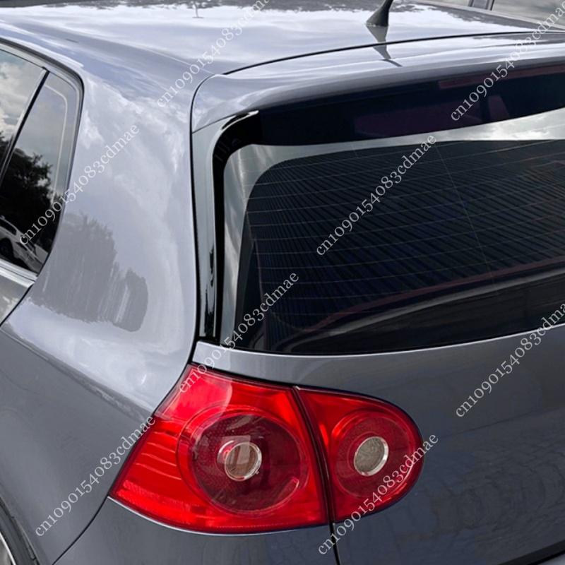 For Volkswagen Golf 5 MK5 GTI R32 Hatchback 2004-2009 2PCS ABS Rear Trunk Window Side Wing Spoiler Canard Splitter Lip Trim