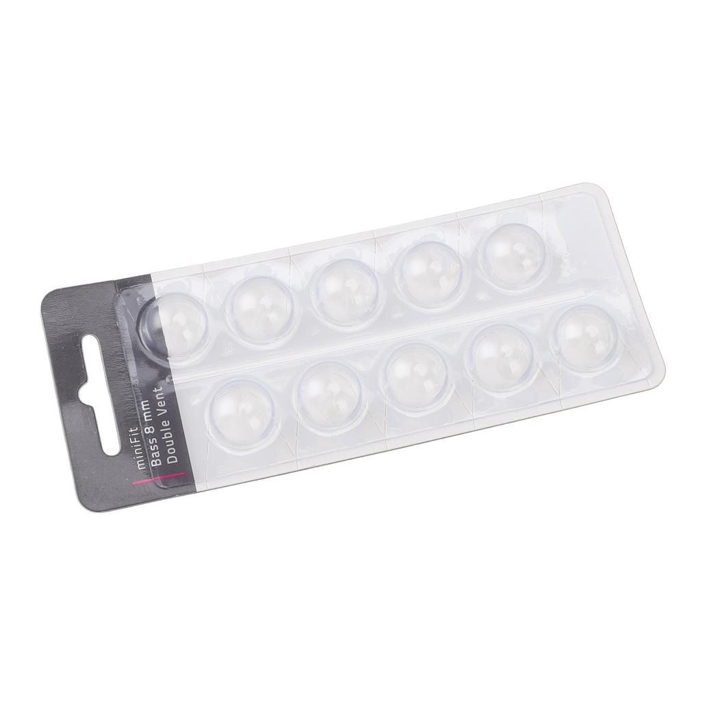 10pcs Double Vent Bass Dome Accessory Single Layer Double Vent Silicone Replacement Domes for MiniFi