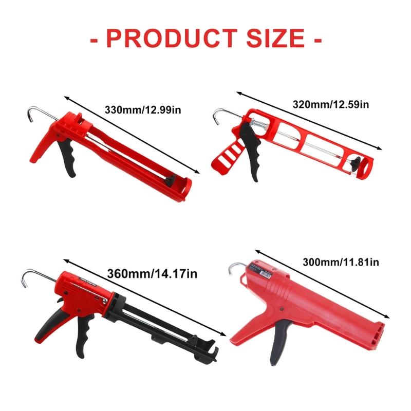 Sealant Glues Guns Manual Caulking Guns Paint Finishing Tool for Professional and DIY Applications in Various Materials