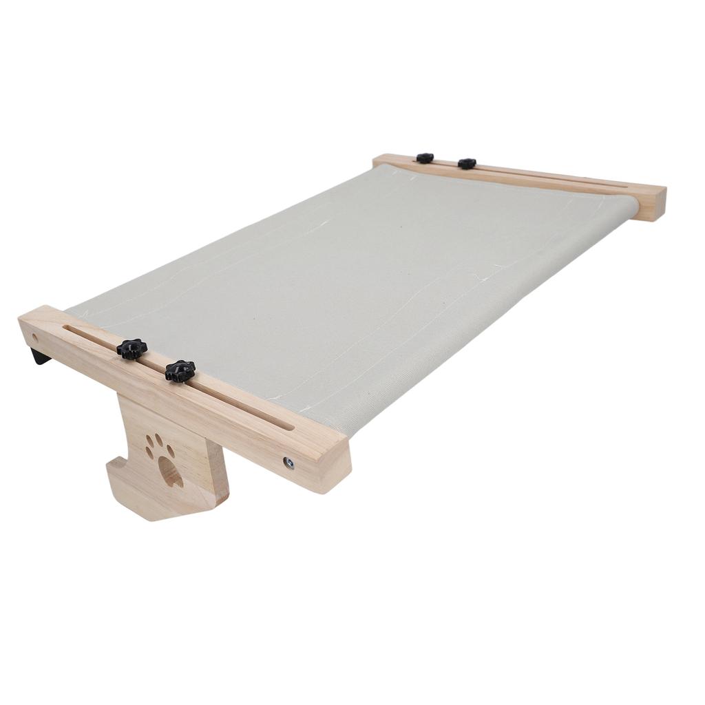 Katzenfensterliege Robuste Bettseite Fensterbankmontage Katzenliege Einfach zu montieren Bettseitige Liege für Wohnungskatzen