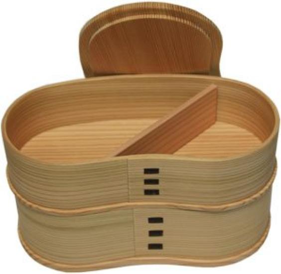 

Акита Одатэ Магэваппа Ханго Ланч-бокс с бесплатными палочками для еды, Сделано в Японии