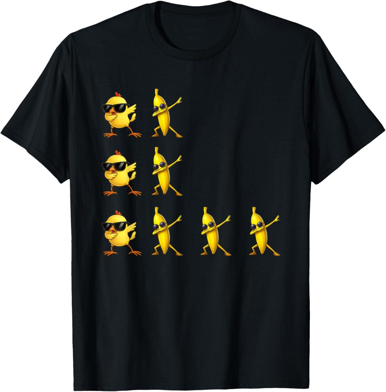 Funny Chicken Banana For Adult S-4XL T-Shirt Unisex T-Shirt S