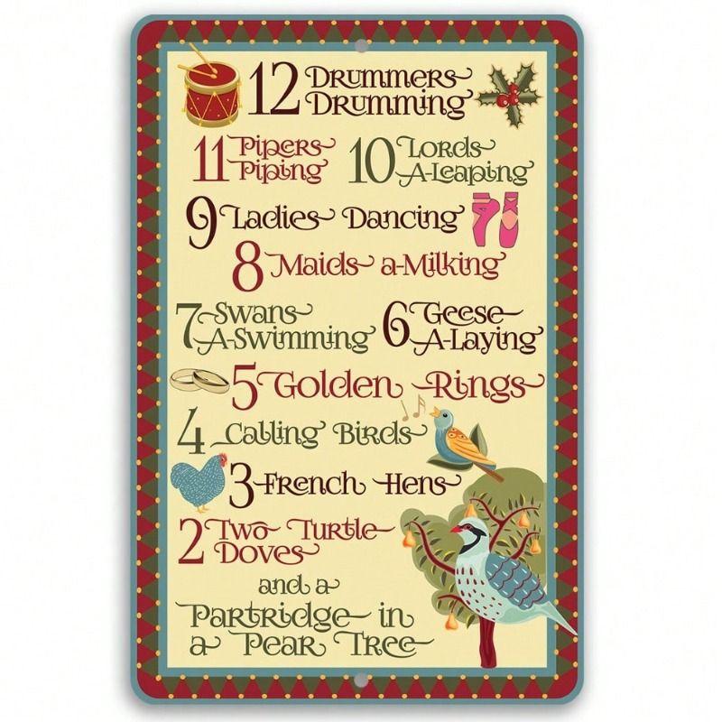 Vintage Metal Tin Wall Poster Sign 20x30cm