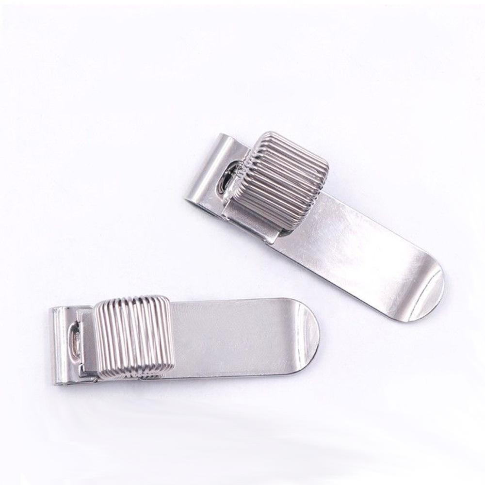 1 Adet Tek Delikli Metal Yaylı Kalem Tutucu Cep Klipsli Yatay/Dikey Sürüm Taşınabilir Doktor Hemşire Üniforması Kalem Tutucu