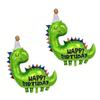 2pcs 35 Inch Large Green Dinosaur Foil Balloons Animal World Themed Birthday Party Supplies Decoration