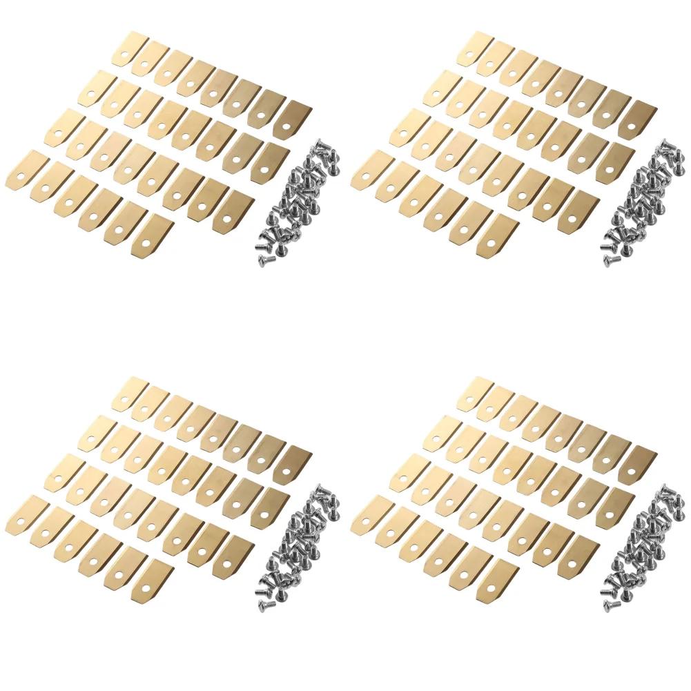 30-150PCS Trimmer Blade Lawn Mower Grass Replacement Trimmer Cutter Piece For Husqvarna Automower/Gardena Robotic 35*18*0.75mm